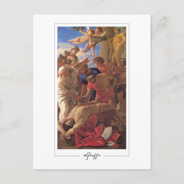 Nicolas Poussin #107 - Fine Art Postcard (Front)