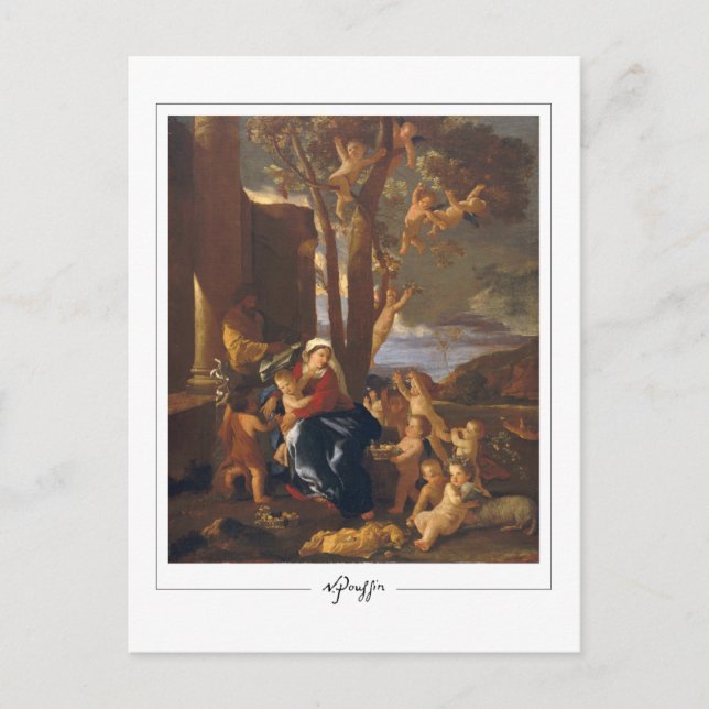 Nicolas Poussin #109 - Fine Art Postcard (Front)