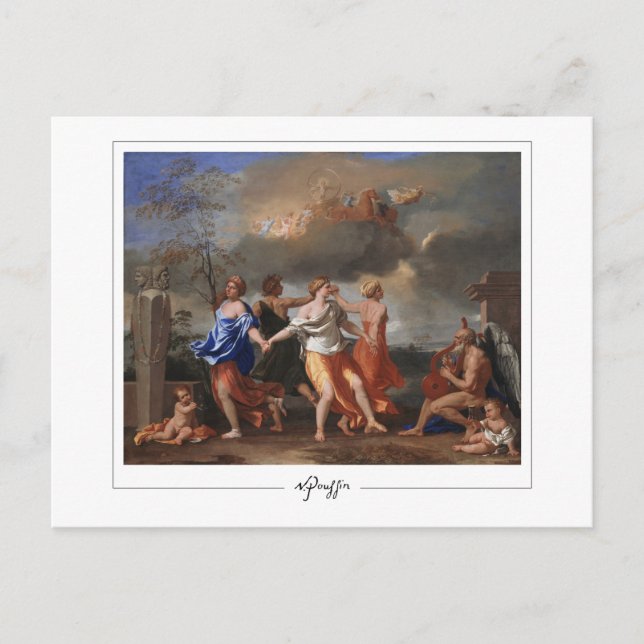 Nicolas Poussin #124 - Fine Art Postcard (Front)