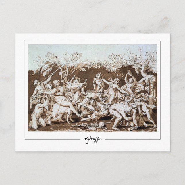 Nicolas Poussin #131 - Fine Art Postcard (Front)