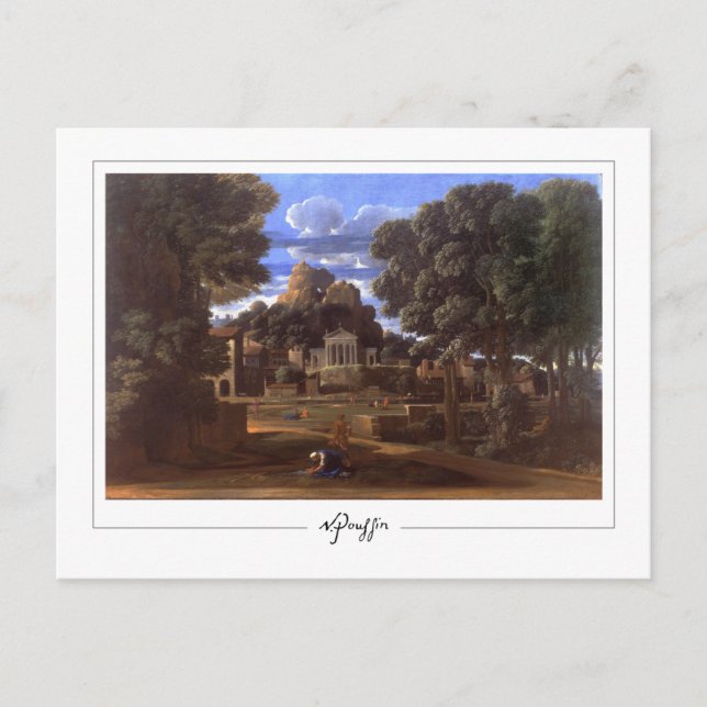 Nicolas Poussin #132 - Fine Art Postcard (Front)
