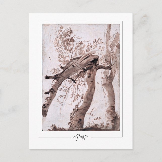 Nicolas Poussin #134 - Fine Art Postcard (Front)