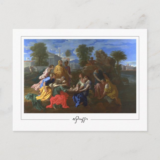 Nicolas Poussin #176 - Fine Art Postcard (Front)