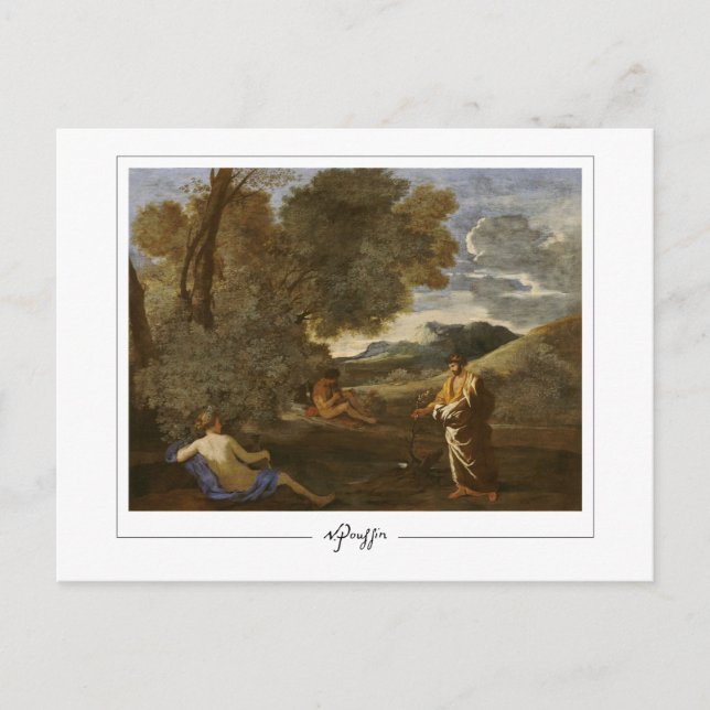Nicolas Poussin #179 - Fine Art Postcard (Front)