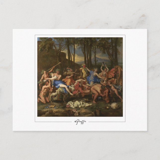 Nicolas Poussin #186 - Fine Art Postcard (Front)