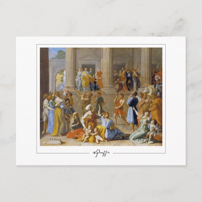 Nicolas Poussin #201 - Fine Art Postcard (Front)