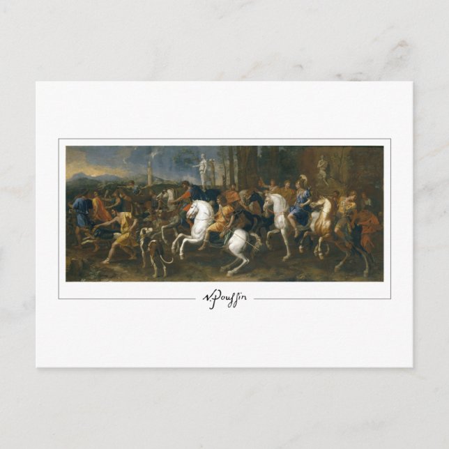 Nicolas Poussin #202 - Fine Art Postcard (Front)