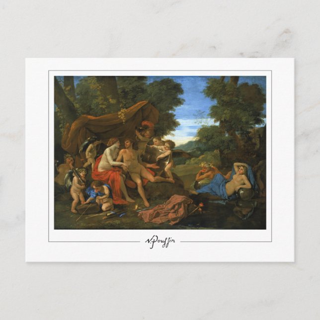 Nicolas Poussin #214 - Fine Art Postcard (Front)