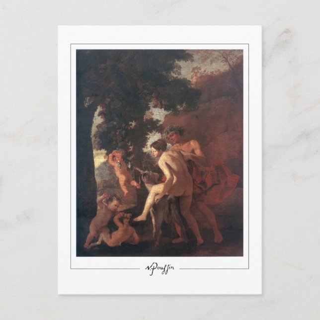 Nicolas Poussin #236 - Fine Art Postcard (Front)