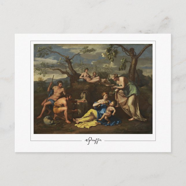 Nicolas Poussin #294 - Fine Art Postcard (Front)