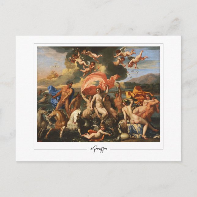 Nicolas Poussin #3 - Fine Art Postcard (Front)