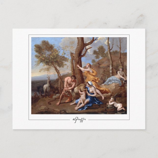 Nicolas Poussin #5 - Fine Art Postcard (Front)
