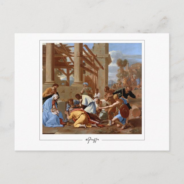 Nicolas Poussin #70 - Fine Art Postcard (Front)