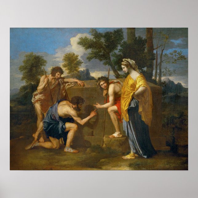 Nicolas Poussin - And in Arcadia ego Poster (Front)