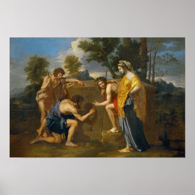 Nicolas Poussin - Et in Arcadia ego Poster (Front)