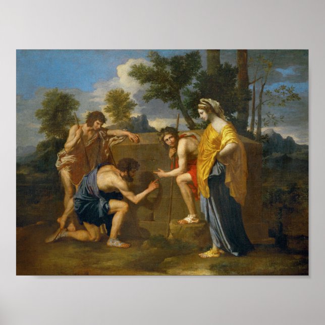 Nicolas Poussin - Et in Arcadia ego Poster (Front)