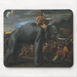 Nicolas Poussin - Hannibal crossing the Alps Mouse Pad
