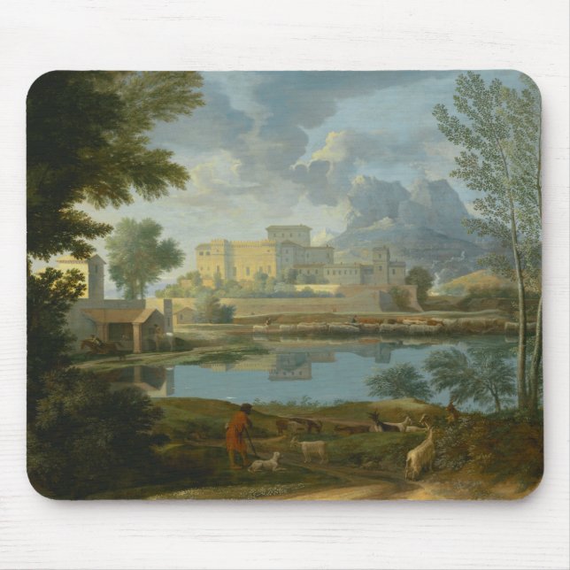 Nicolas Poussin - Landscape with a Calm Mouse Pad (Front)