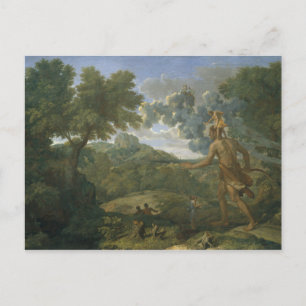 Nicolas Poussin - Landscape with Orion Postcard