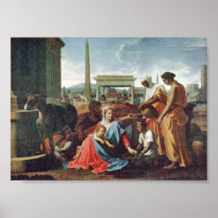 Nicolas Poussin - Rest on the Flight to Egypt Poster