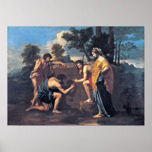 Nicolas Poussin - Shepherds in Arcadia Poster