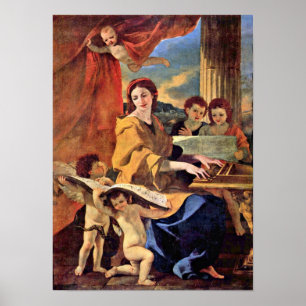Nicolas Poussin - St Cecilia Poster