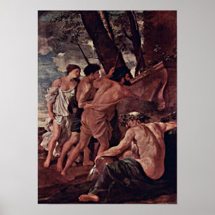 Nicolas Poussin - The Shepherds of Arcadia Poster