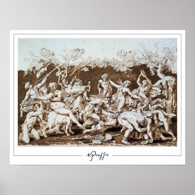 Nicolas Poussin Zedign Art Poster #131 (Front)