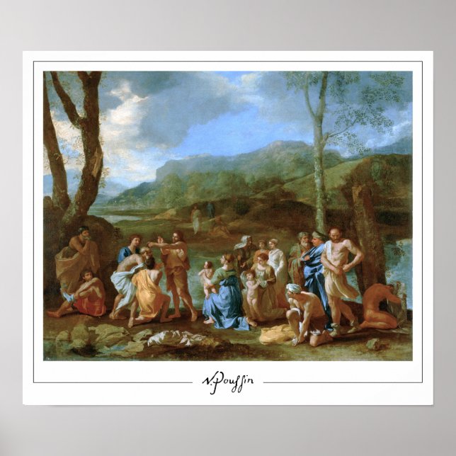Nicolas Poussin Zedign Art Poster #239 (Front)
