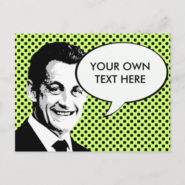 Nicolas Sarkozy Postcard (Front)