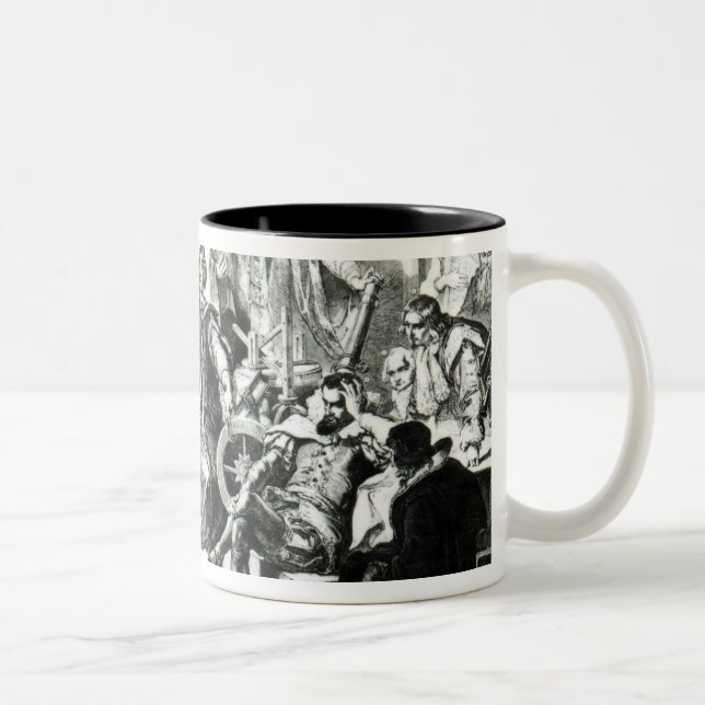 Nicolaus Copernicus  Explaining his Theory Two-Tone Coffee Mug (Right)