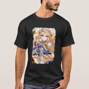 Nicole Genshin Art 09   Basic Dark T-Shirt