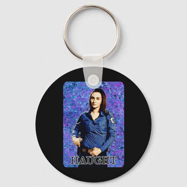 Nicole Haught We Sticker  Key Ring (Front)