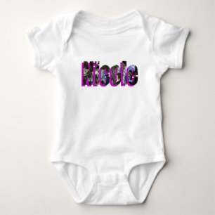 Nicole Name With Koalas, Baby Bodysuit