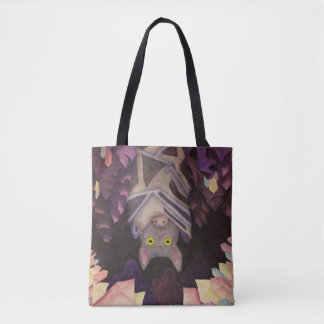 Nicole's bat design.  tote bag