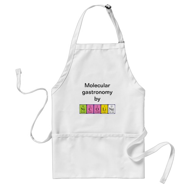 Nicoline periodic table name apron (Front)