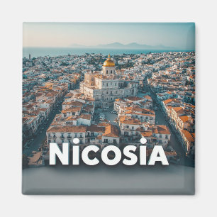 Nicosia Cyprus Capital City Travel Keepsake 🗺️ Magnet