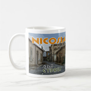 Nicosia, Visit Cyprus I Love Coffee Mug