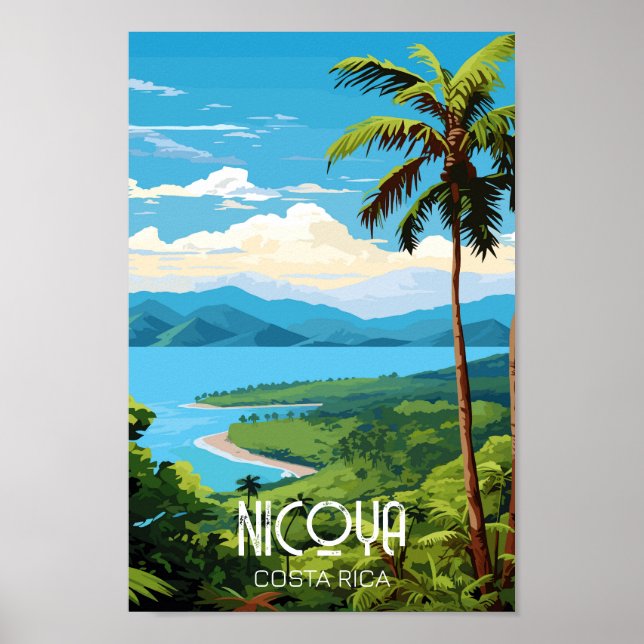 Nicoya Peninsula Costa Rica Famous Travel Place Poster (Front)