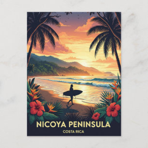 Nicoya Peninsula Costa Rica Travel Postcard