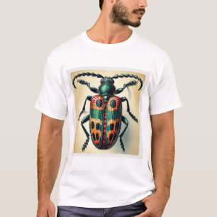 Nicrophorus Beetle 180724IREF230 - Watercolor T-Shirt