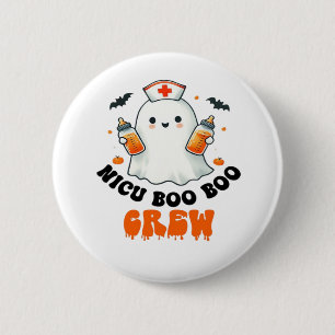 Nicu boo boo crew halloween,Nicu Boo Crew Funny Nu 6 Cm Round Badge