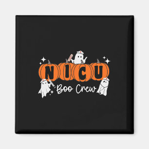 Nicu Boo Crew Ghost Pumpkin Costume NICU Nurse Hal Magnet