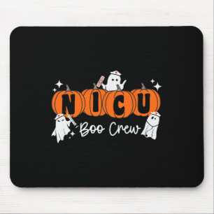 Nicu Boo Crew Ghost Pumpkin Costume Nicu Nurse Hal Mouse Pad
