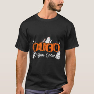 Nicu Boo Crew Ghost Pumpkin Costume Nicu Nurse Hal T-Shirt