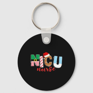 Nicu Christmas Nicu Nurse Xmas Party Nicu Nursing Key Ring