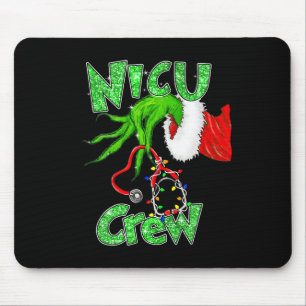Nicu Crew Nurse Merry Christmas Stethoscope Xmas P Mouse Pad