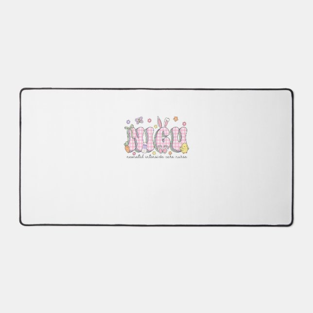 NICU Easter Neonatal Intensive Care Unit Nursing S Desk Mat (Front)