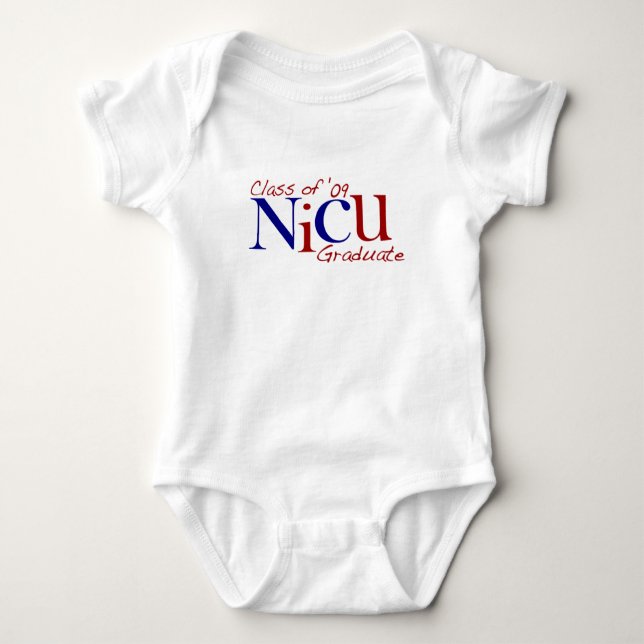 NICU Graduate Class of '09 Baby Bodysuit (Front)