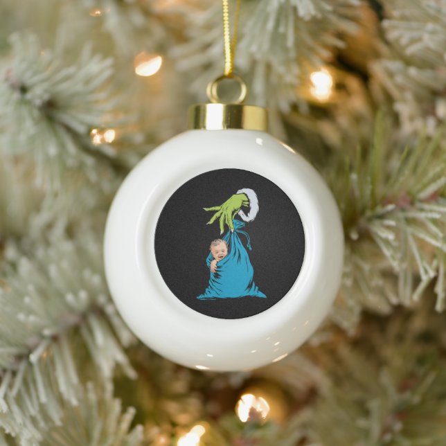 NICU Labour Delivery Nurse Santa Christmas Xmas  Ceramic Ball Christmas Ornament (Tree)